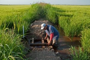 pulling boards to drain