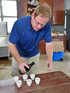 mark isbell pours sake